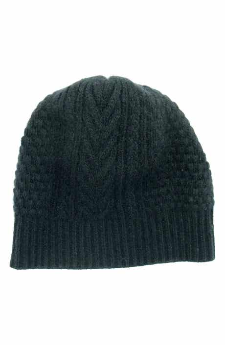 Portolano Cable Knit Cashmere Beanie