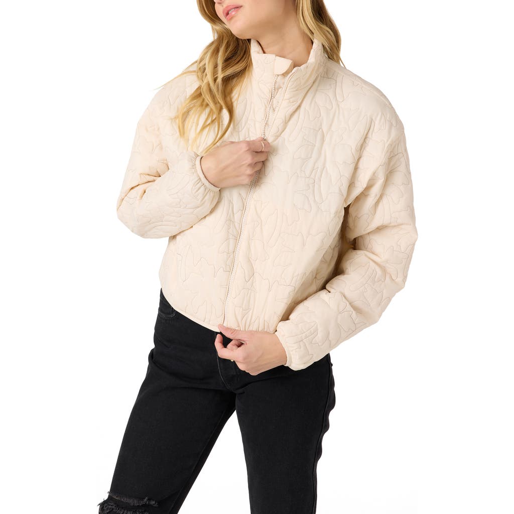 O'neill Pippin Water Repellent Quilted Jacket In Neutral