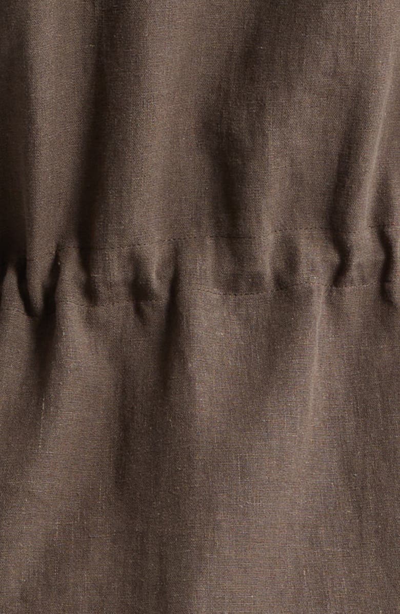 Herno Linen & Cotton Poplin Field Jacket, Alternate, color, 8800 Chocolate