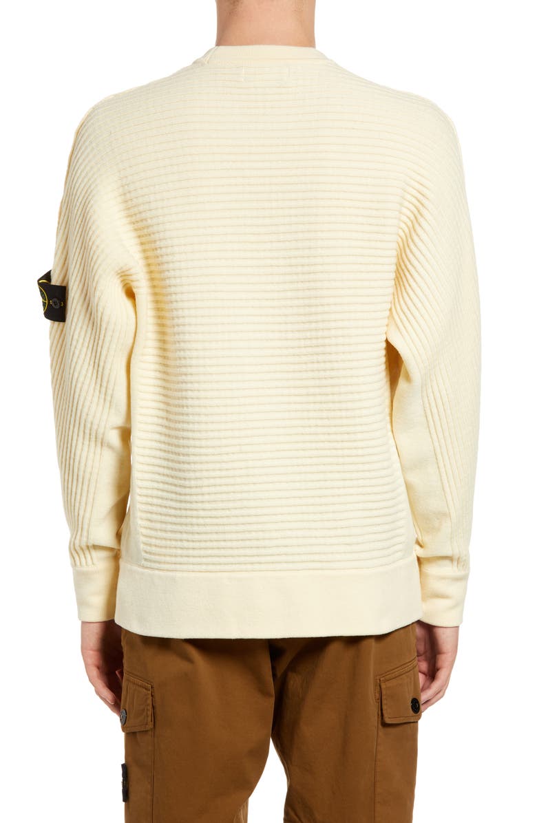 Stone Island Logo Patch Slim Fit Knit Sweater, Alternate, color,