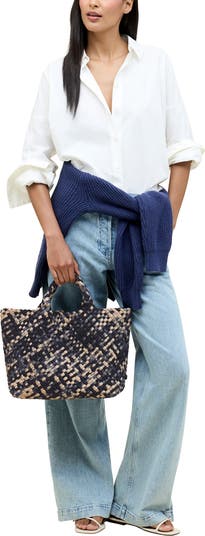 【NAGHEDI】大人気★St. Barths Medium Tote Watercolor 送関込 St. Barths Medium Tote Watercolor | Paros