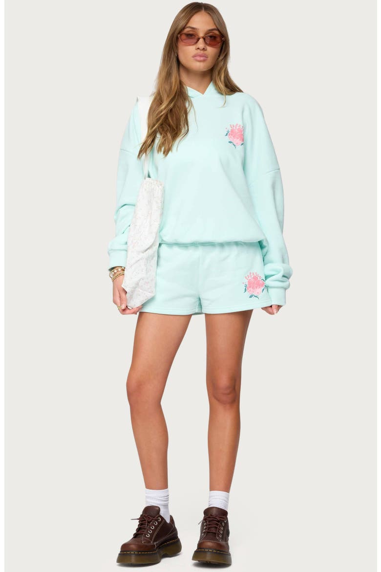 Beach Bloom Hoodie, Alternate, color, MINT