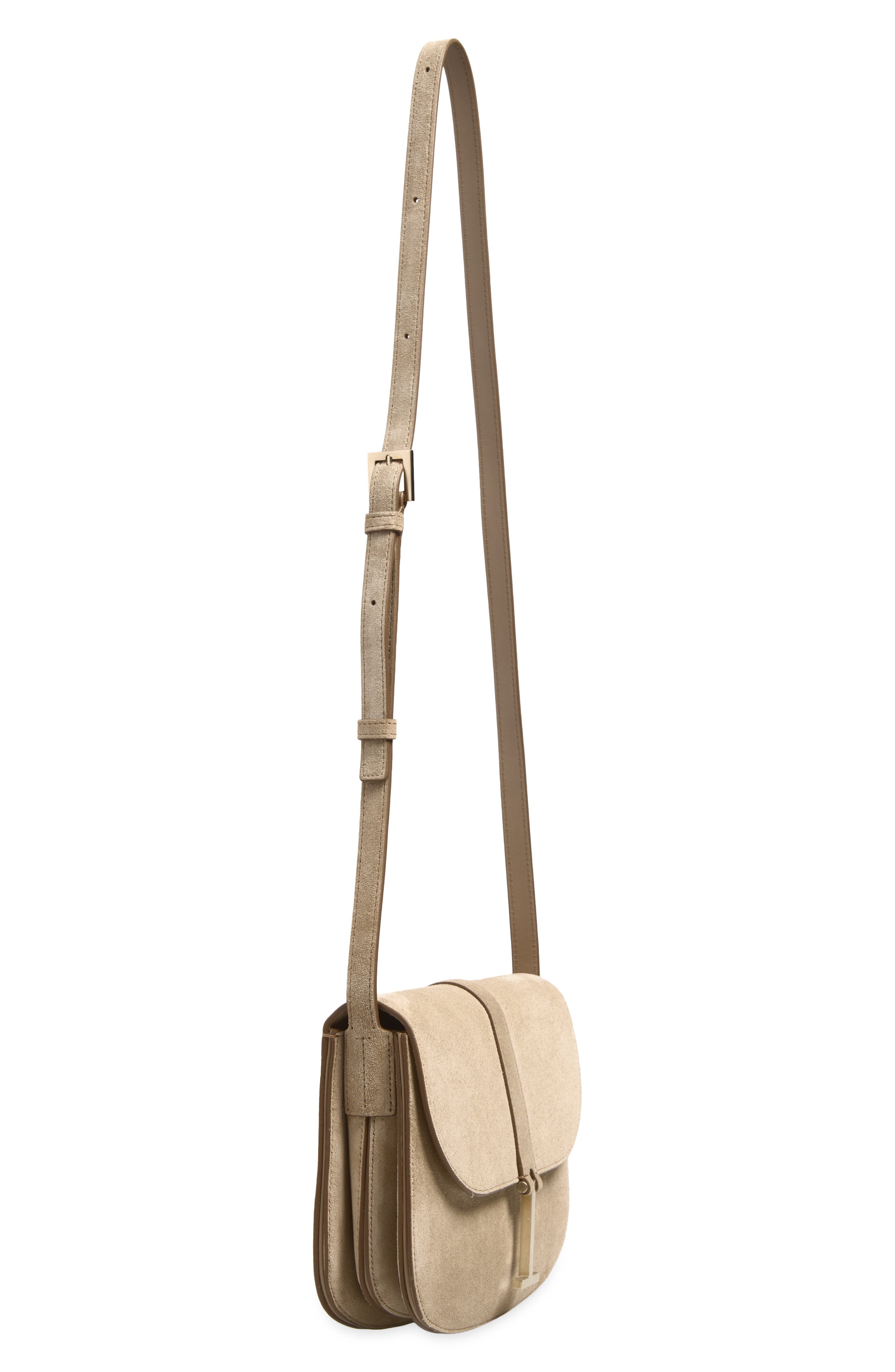 Small Kara Suede Crossbody Bag, Alternate, color, AMPHORA