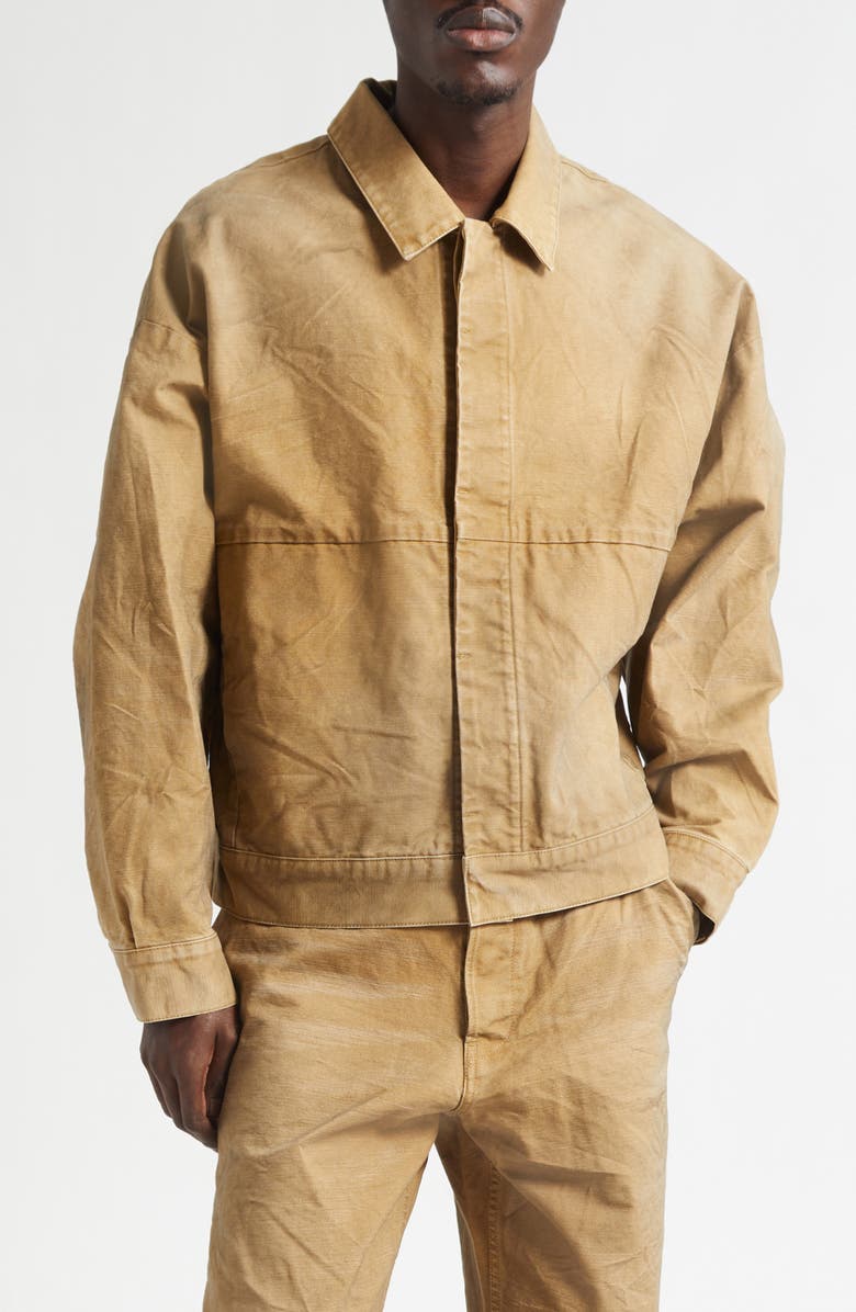 Fear of God Cotton Canvas Utility Jacket, Main, color, Washed Canyon Washed Canyon