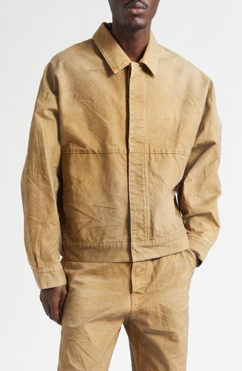 Cotton Canvas Utility Jacket