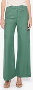 MOTHER The Ditcher Roller Zip Skimp High Waist Wide Leg Jeans