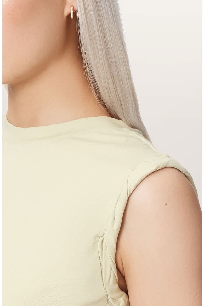 West Side Ruched Tank, Alternate, color, HAZE GREEN