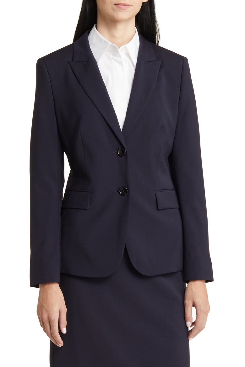 Juleah Wool Blazer, Main, color, SKY CAPTAIN