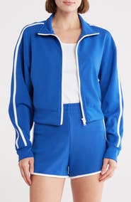 RDI Contrast Trim Knit Full Zip Jacket