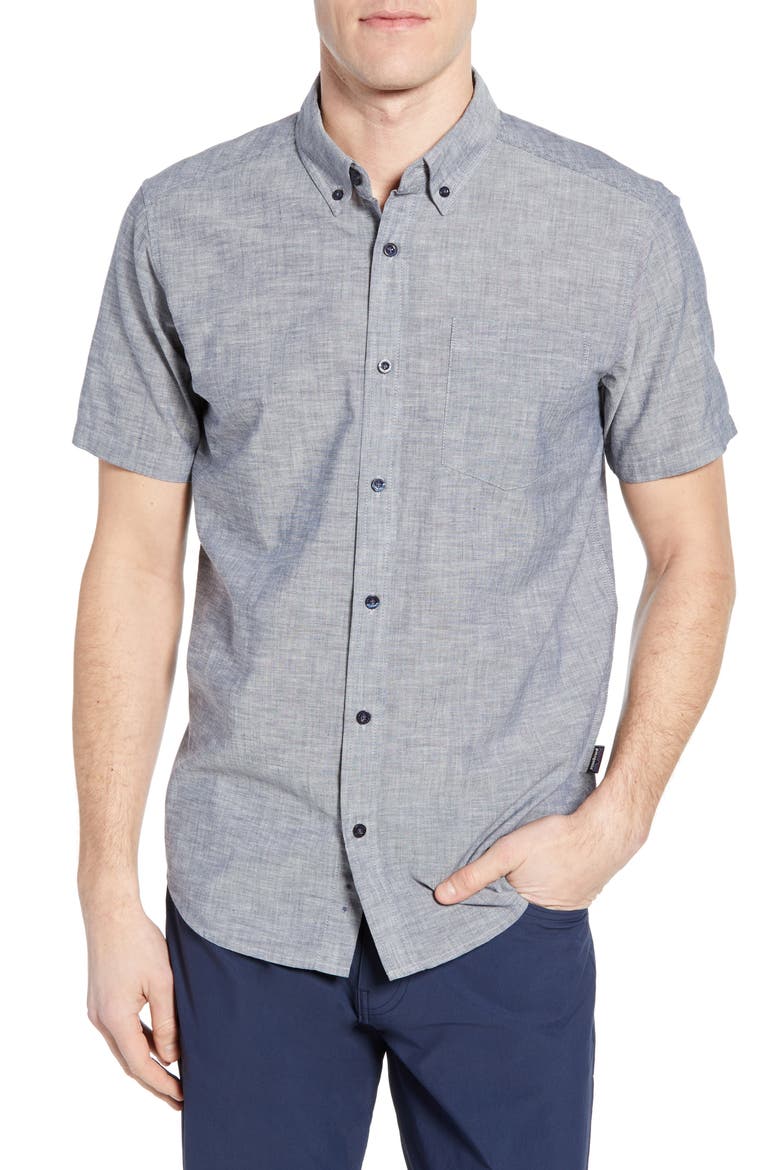 Bluffside Regular Fit Shirt, Main, color, CHAMBRAY CLASSIC NAVY