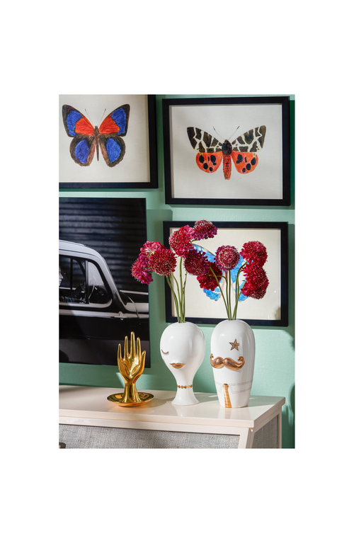 Jonathan Adler Hand Brass Ring Holder In Gold