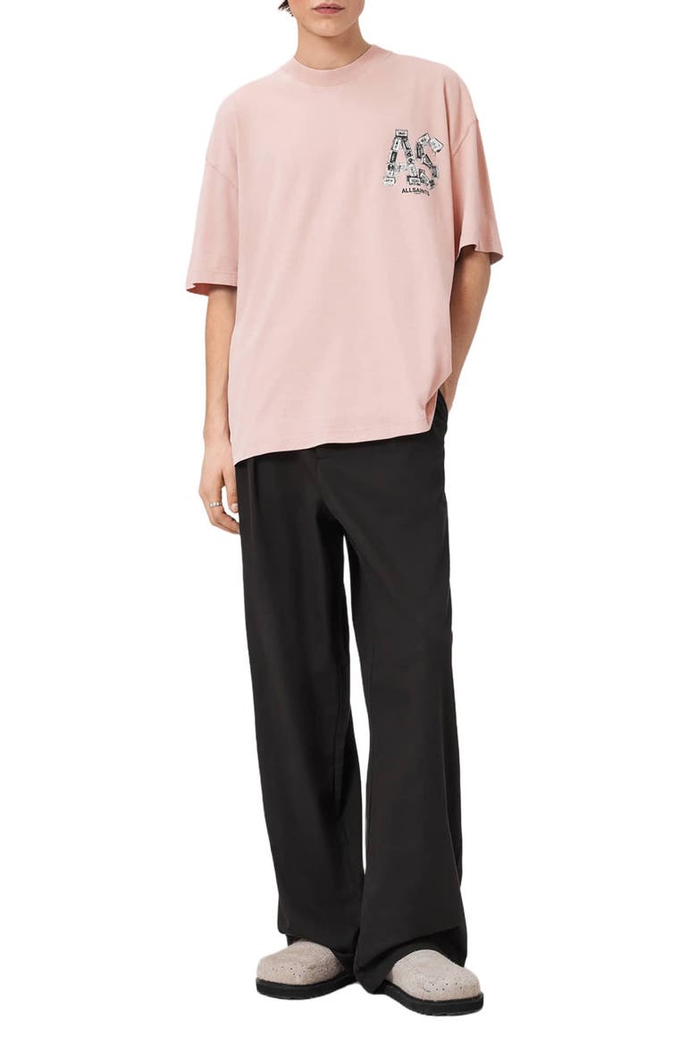 Mixtape Cotton Graphic T-Shirt, Alternate, color, SUNBAKED PINK