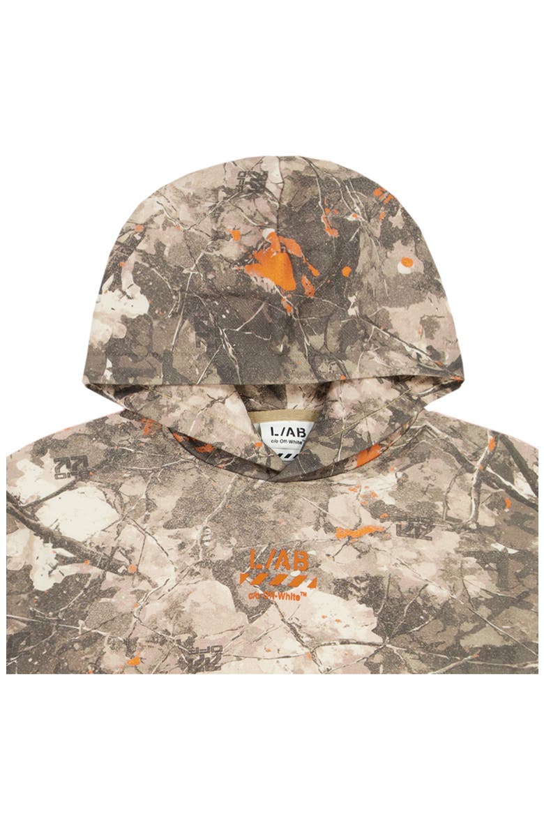 Kids' Camo Printed Diag Hoodie, Alternate, color, CORNSTALK