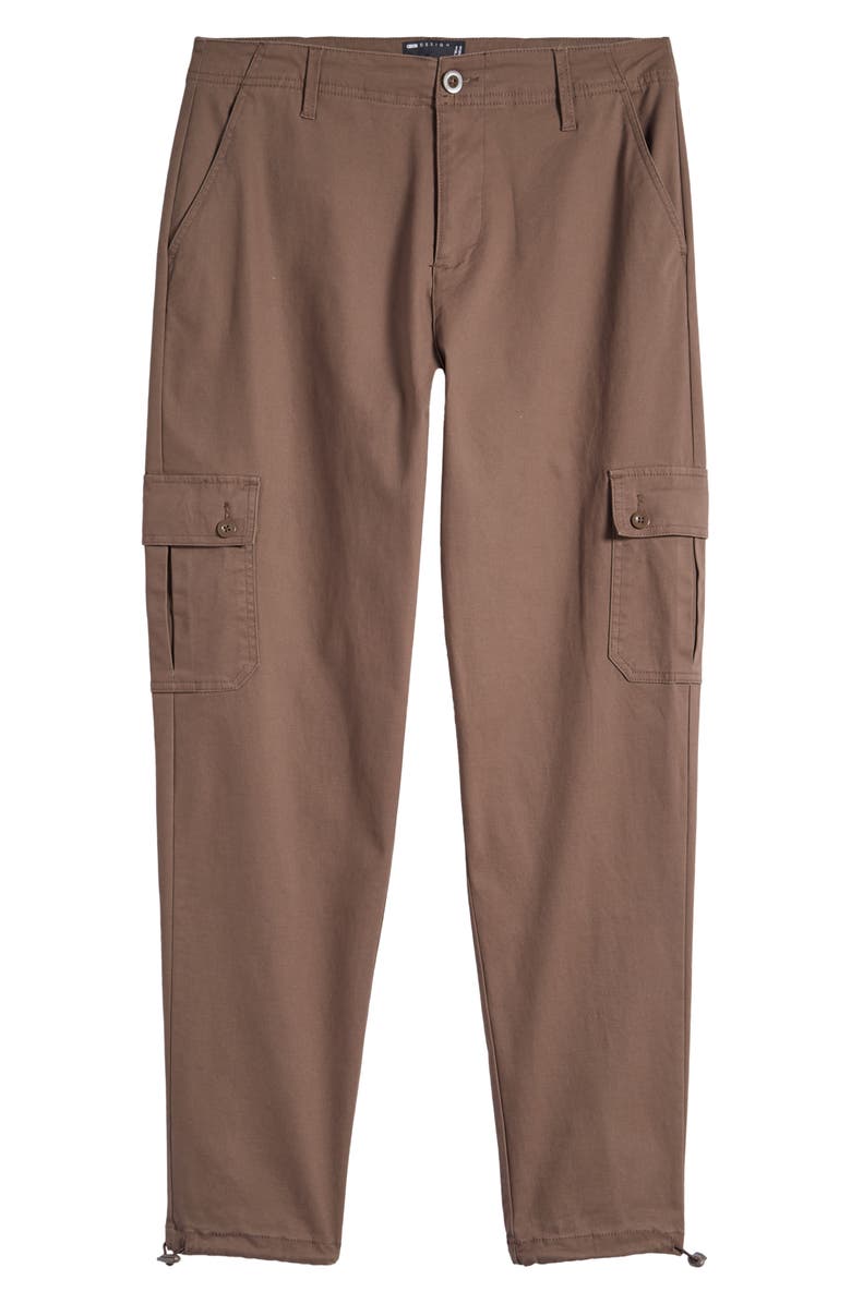 ASOS DESIGN Tapered Cargo Trousers, Alternate, color,