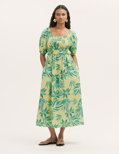 Finery London Enzo Short Sleeve Floral Midi Dress