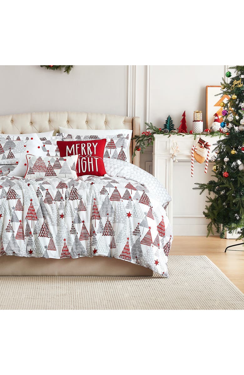 SOUTHSHORE FINE LINENS Merry and Bright Oversize Holiday Comforter Set, Alternate, color, Merry And Bright