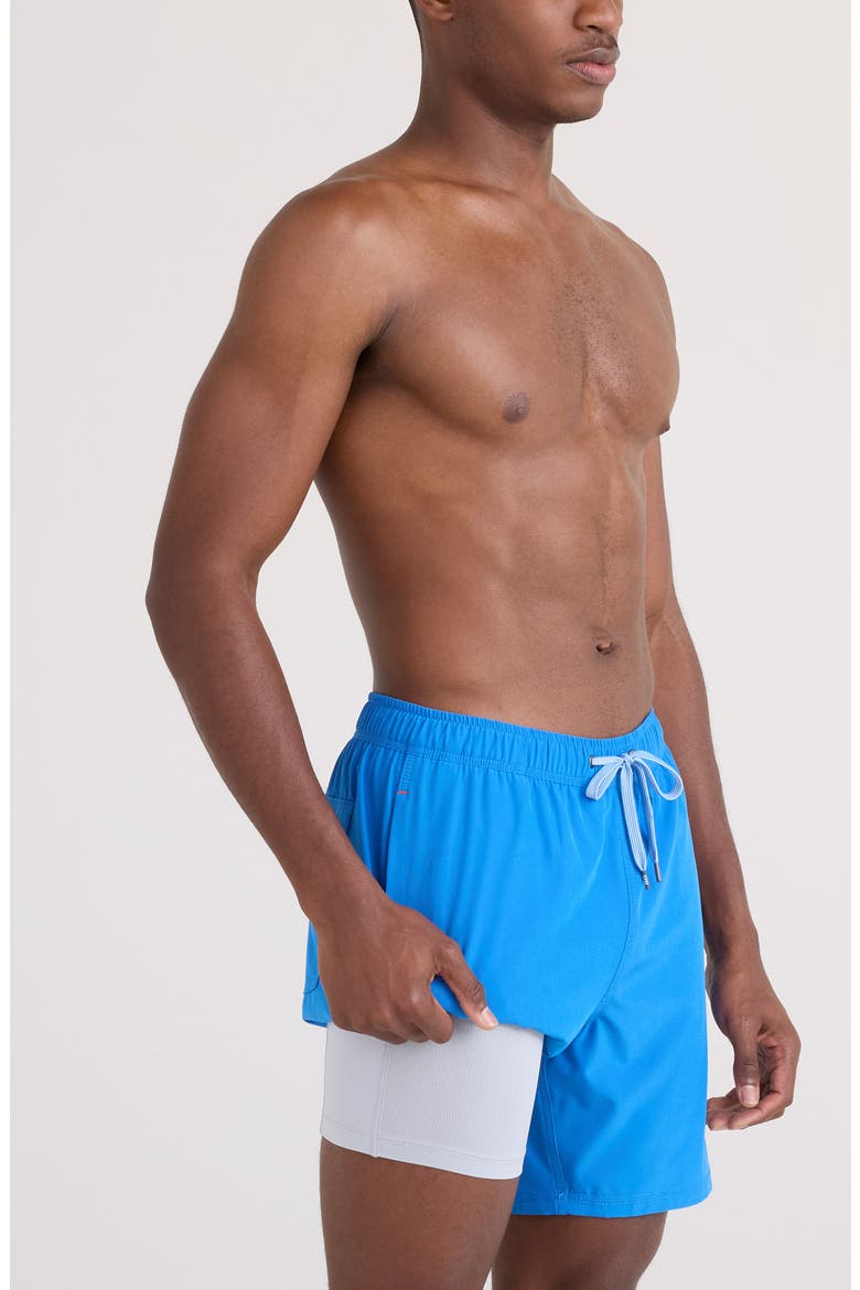 Oh Buoy 2N1 7-Inch Volley Swim Trunks, Alternate, color, BOLD BLUE
