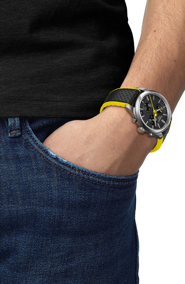 Tissot PR 100 Tour de France Bracelet Chronograph Watch, 44mm, Alternate, color, 