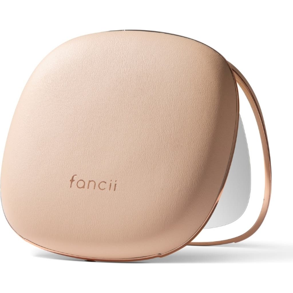 Fancii Mila 2 Led Compact Mirror In Brown