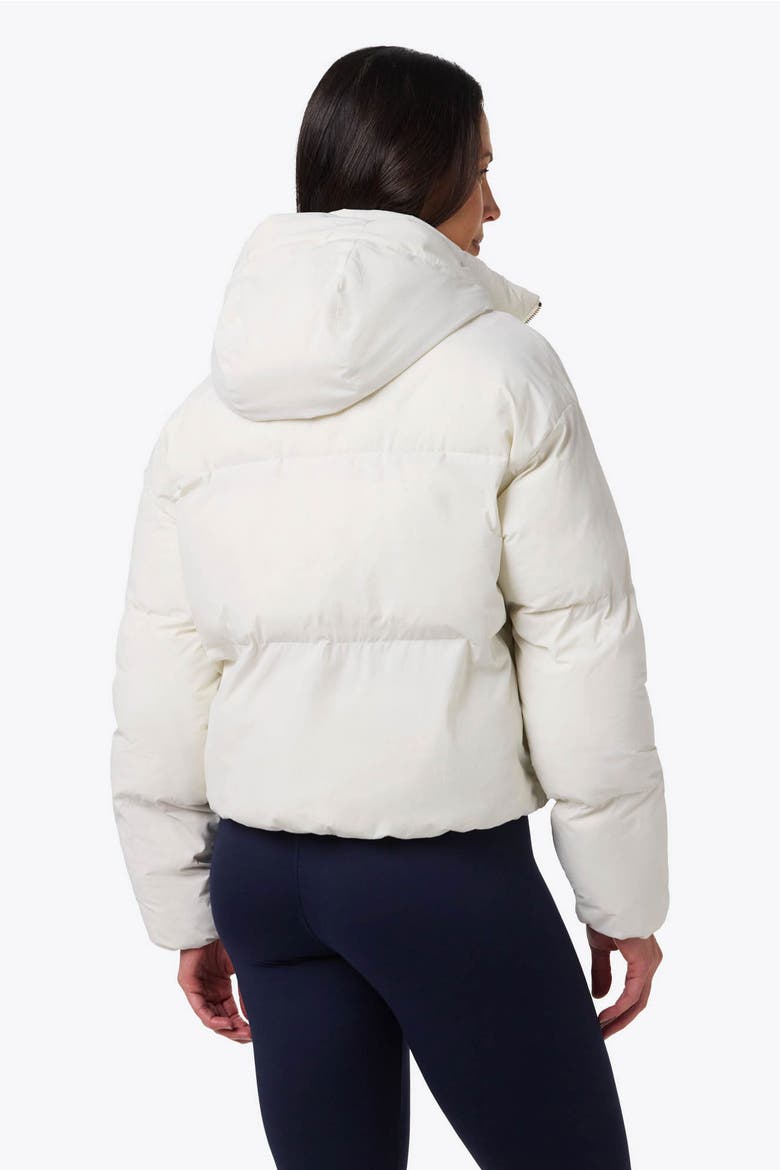 Women's Cloud IX Crop Puffer Heated Jacket, Alternate, color, Cream