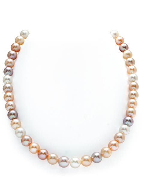 8.5-9.5mm Freshwater Multicolor Pearl Necklace - Premier AAAA Quality