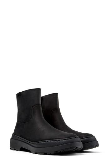 Camper Brutus Trek Zip-up Boot In Black