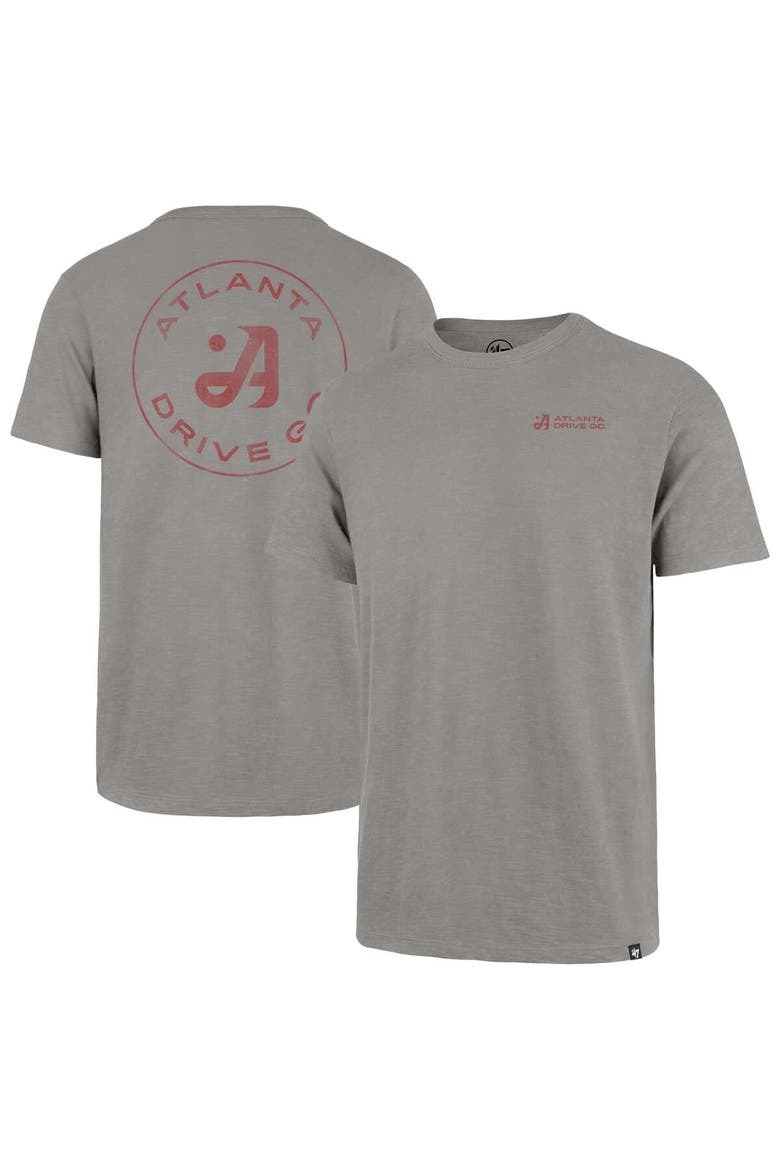 Men's '47  Heather Gray TGL Atlanta Drive GC Backer Scrum T-Shirt, Main, color, Heather Gray