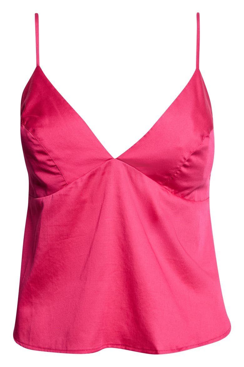 Yoko Triangle Tank Top, Main, color, AMARANTH