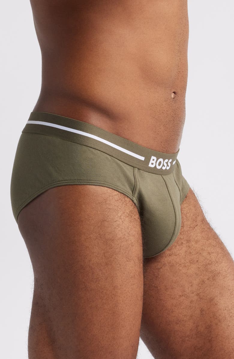 BOSS Assorted 3-Pack Stretch Cotton Briefs, Alternate, color, 