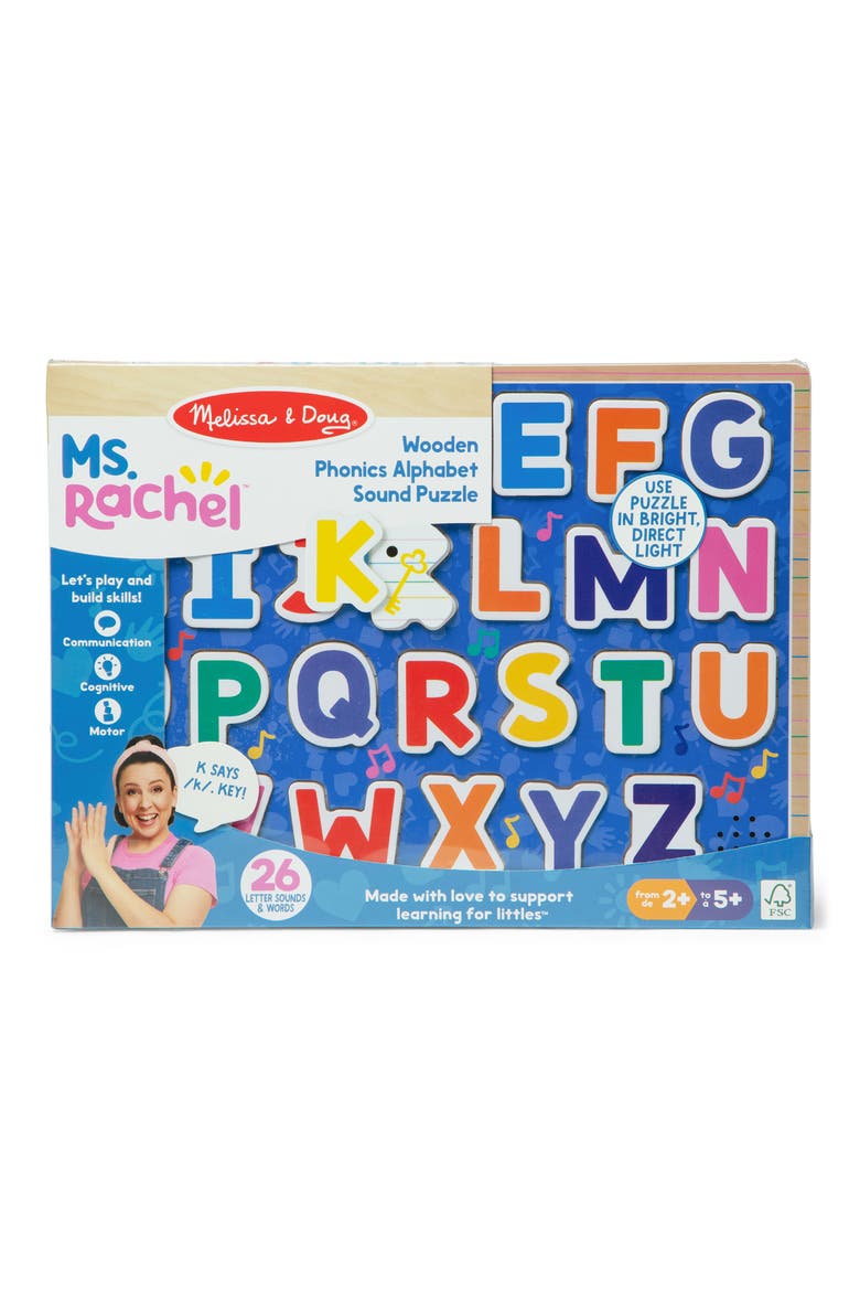 x Ms. Rachel Alphabet Phonics Sound Puzzle, Main, color, NO COLOR