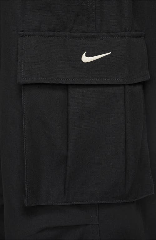 Nike Sportswear Loose Woven Cargo Pants In Black