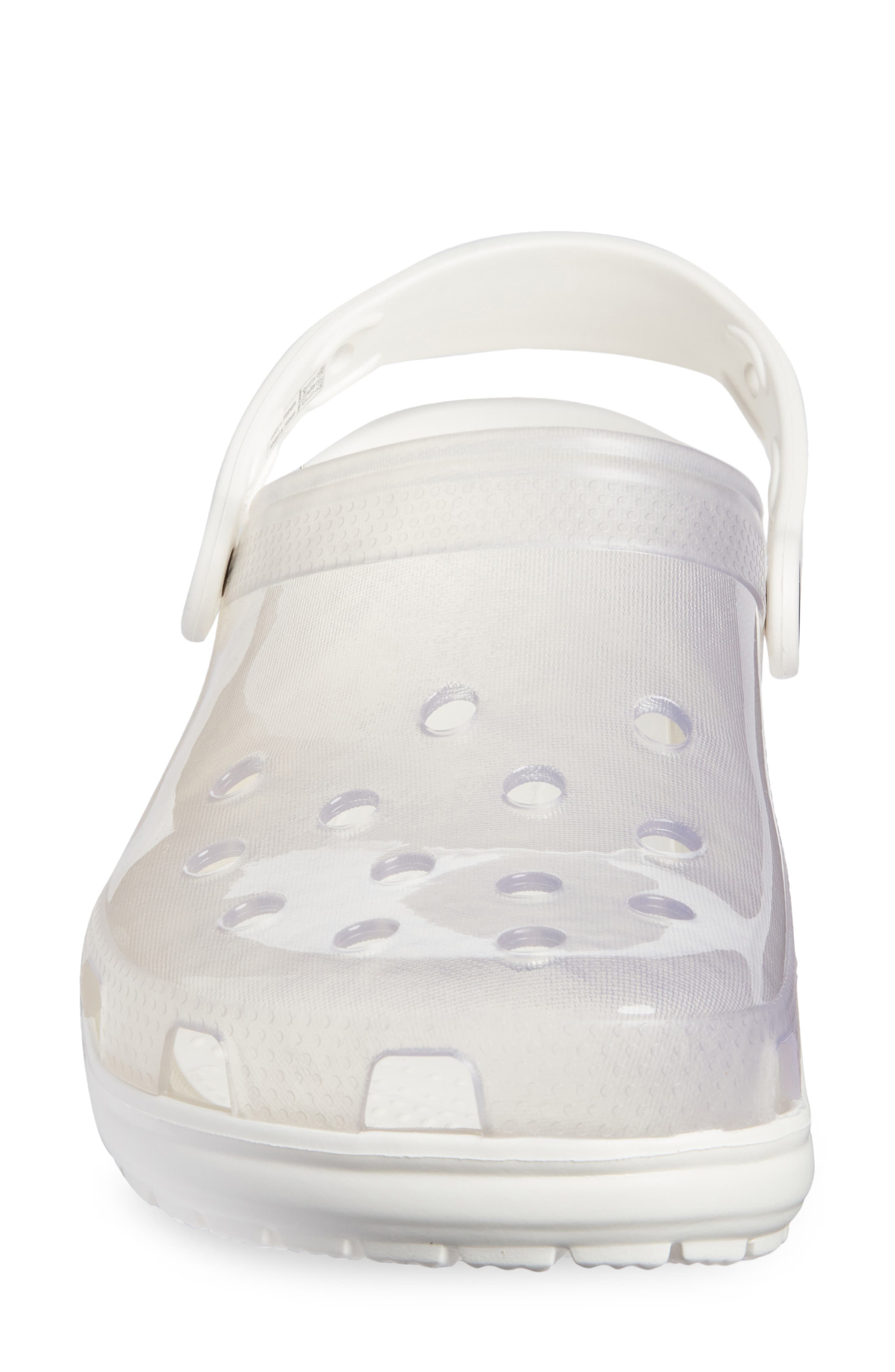 CROCS Translucent Waterproof Clog, Alternate, color, 