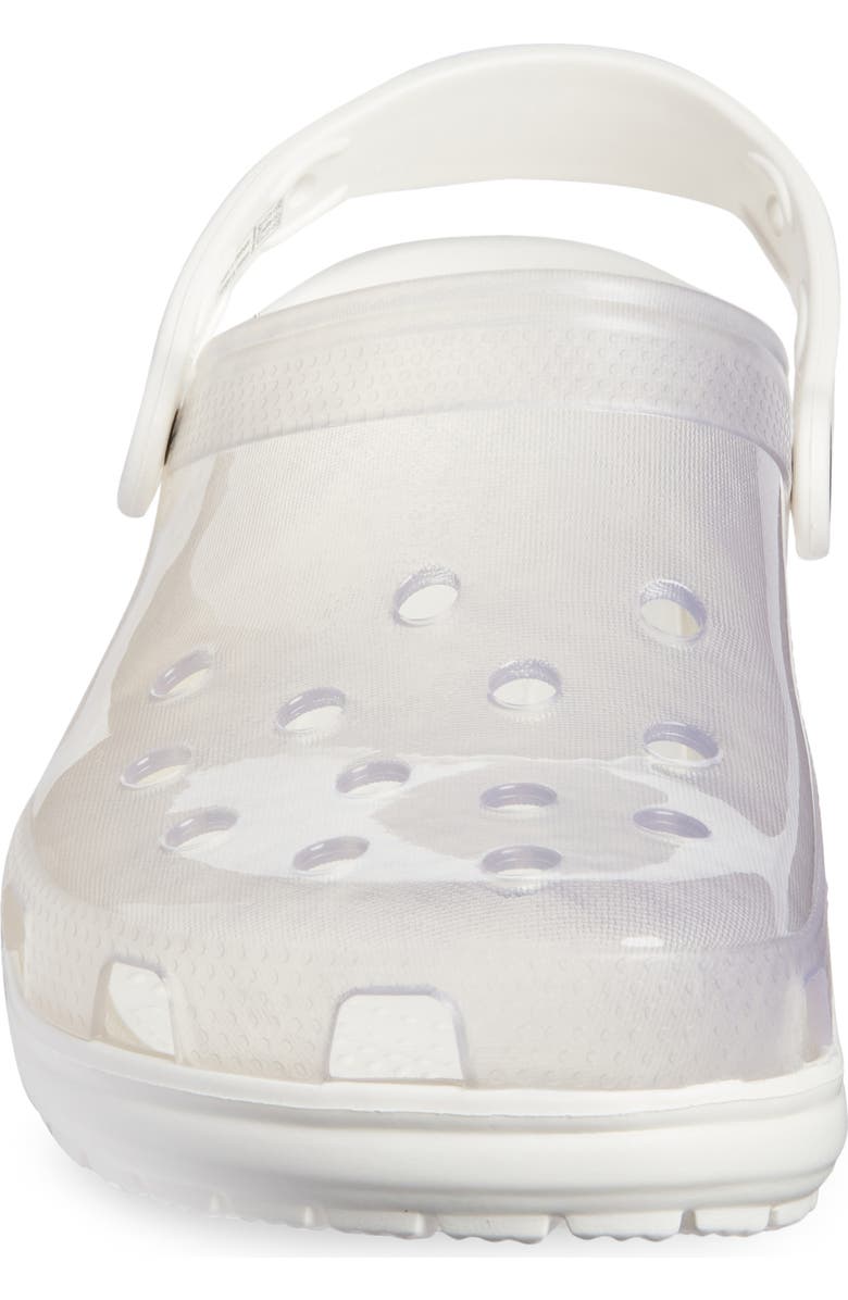 CROCS Translucent Waterproof Clog, Alternate, color,
