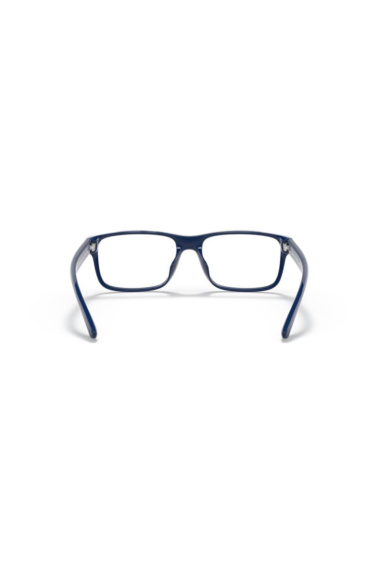 55mm Rectangle optical glasses, Alternate, color, Blue