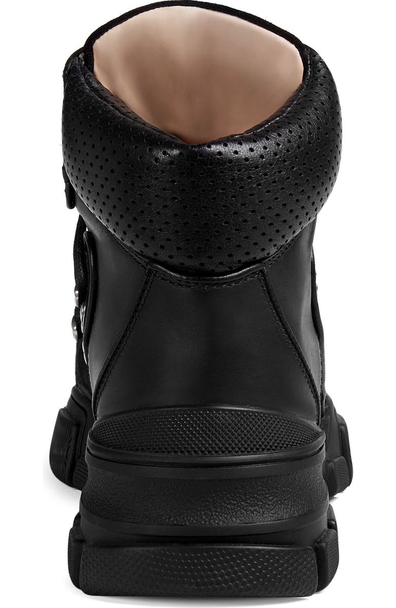 Gucci Lace-Up Boot, Alternate, color,