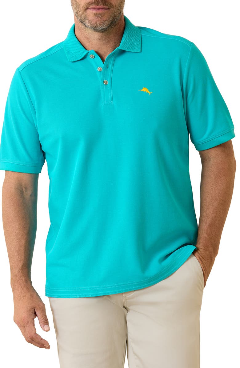 Tommy Bahama Emfielder 2.0 IslandZone<sup>®</sup> Performance Polo, Main, color, Pool Party Blue