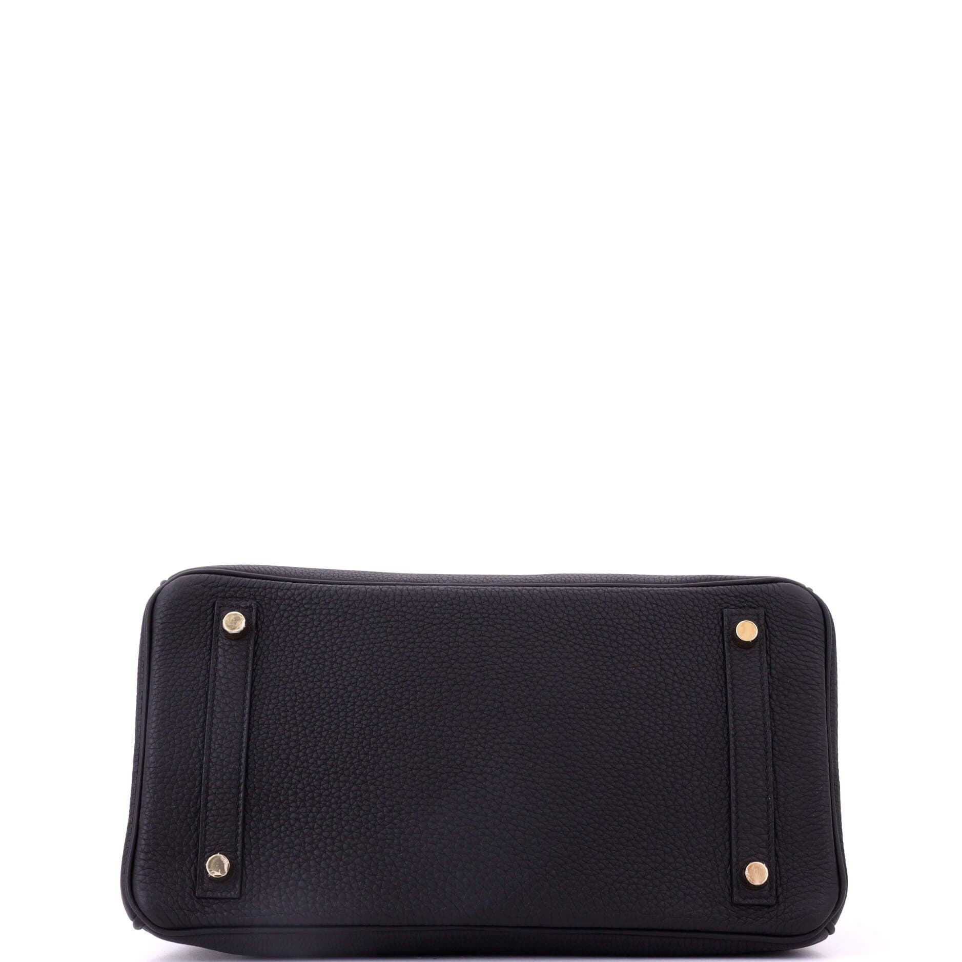 Pre-Owned Hermes Birkin Handbag Black Togo with Gold Hardware 30, Alternate, color, Noir