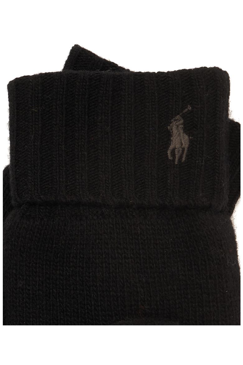 Wool Blend Convertible Gloves, Alternate, color, Polo Black