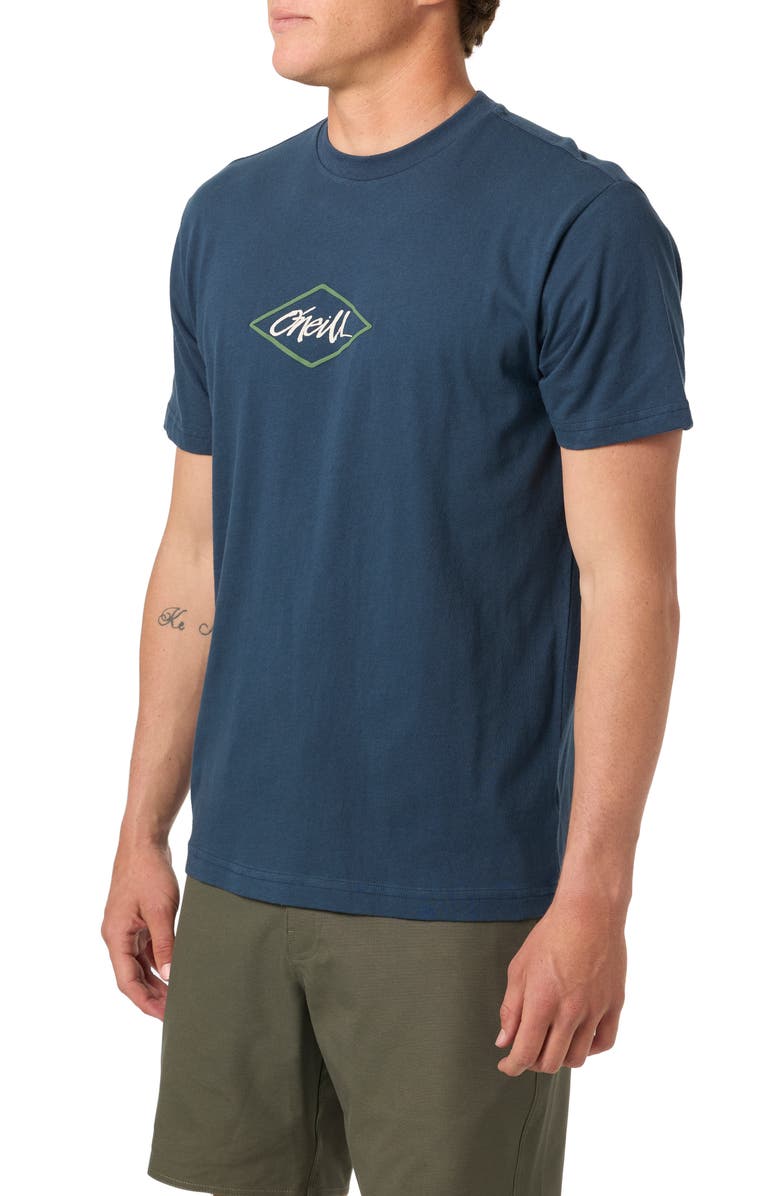 O'Neill Diamond Logo Graphic T-Shirt, Alternate, color, New Navy