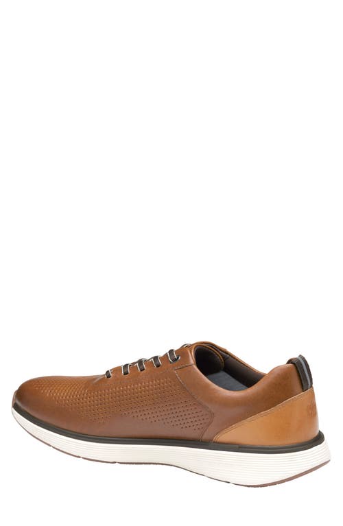 Johnston & Murphy Xc4® Prentiss Waterproof Plain Toe Derby In Tan Waterproof Full Grain