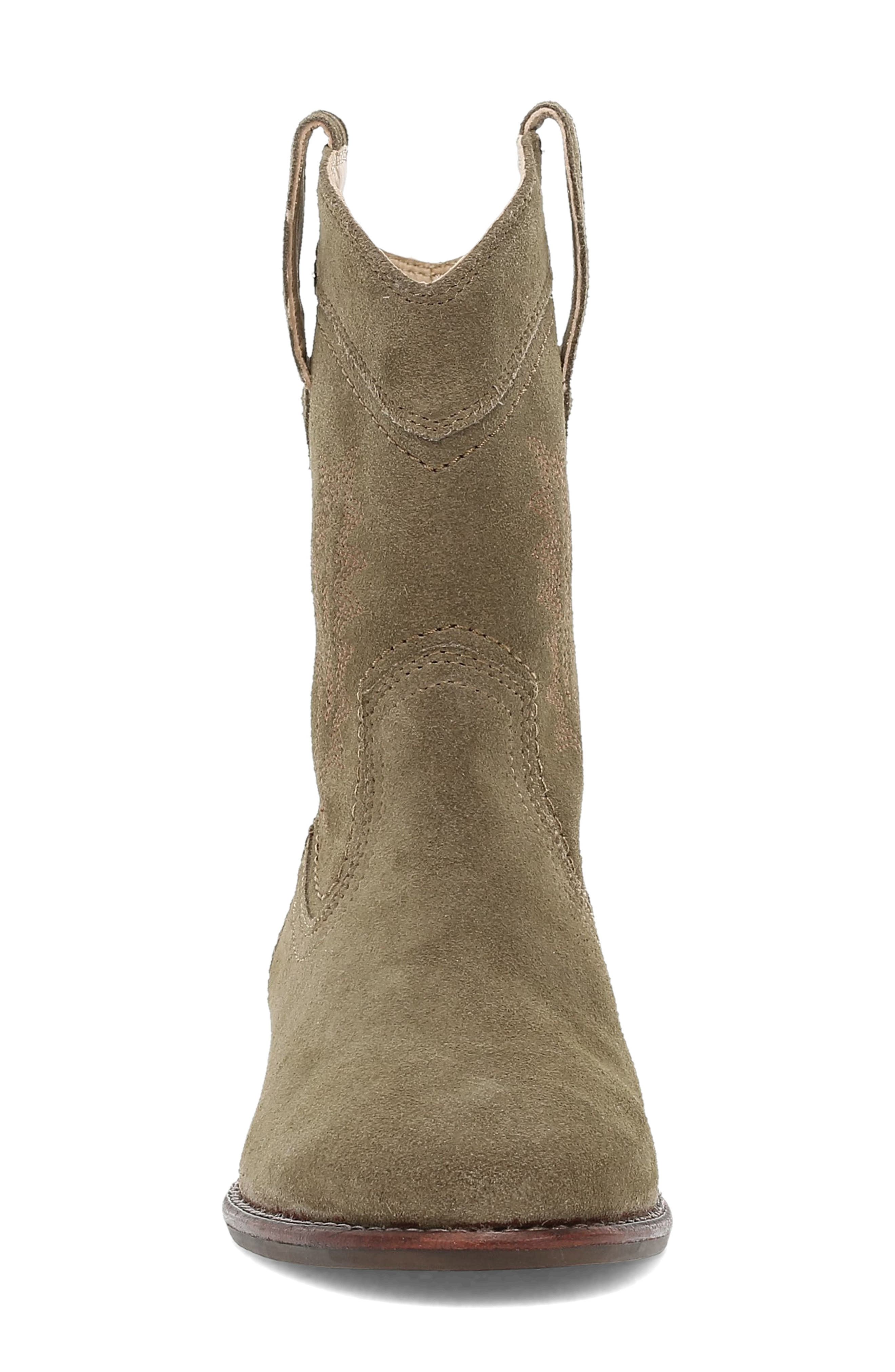 Blair Deco Western Boot, Alternate, color, MOSS