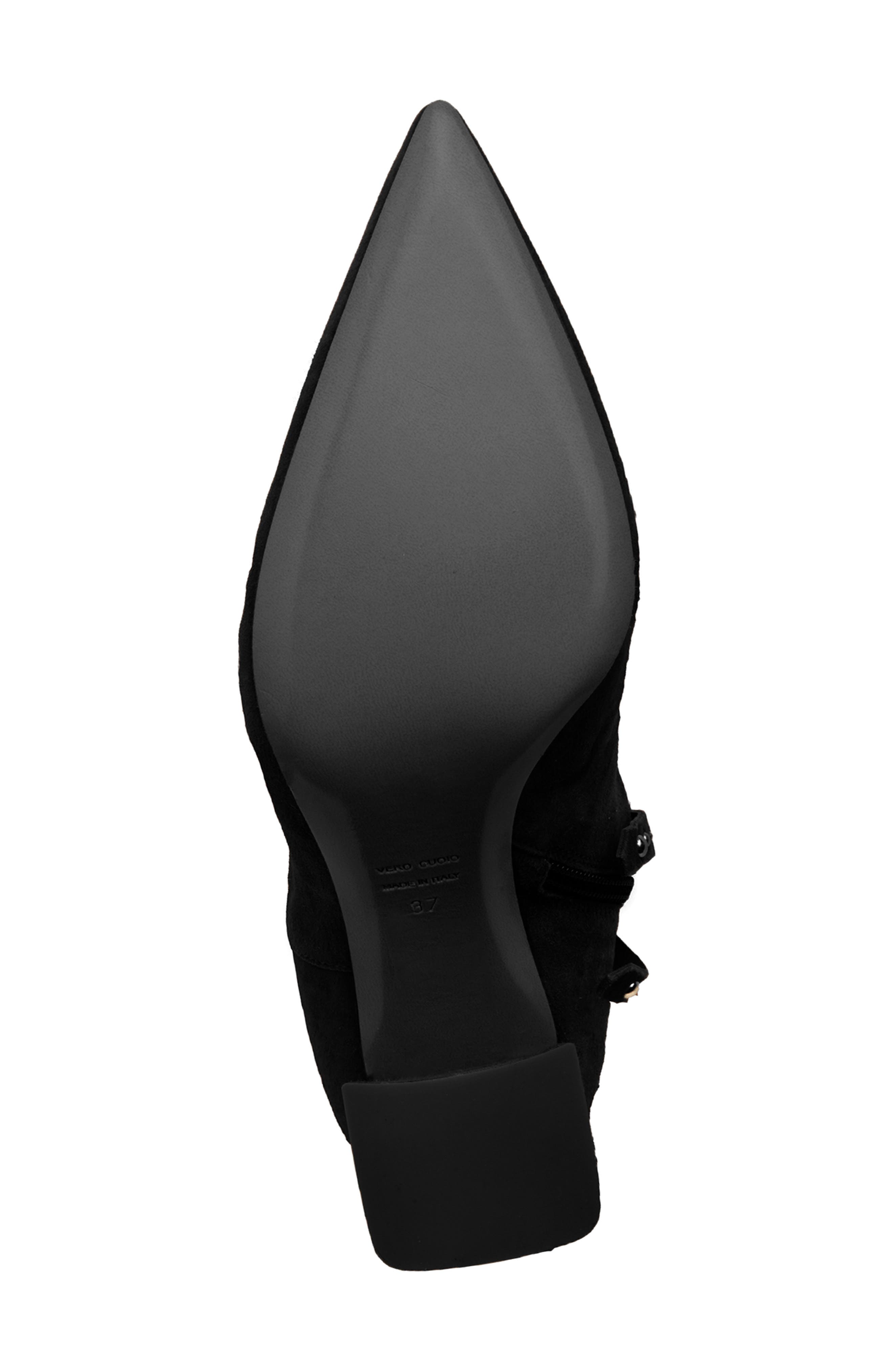 BEAUTIISOLES Tal Fringe Bootie, Alternate, color, Black