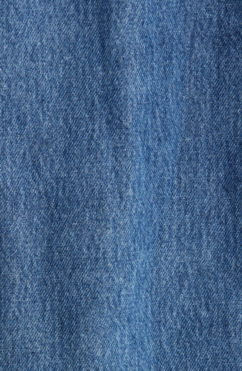 HIDDEN JEANS Full Length Denim Trucker Jacket, Alternate, color, Medium Wash