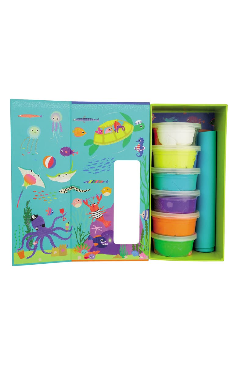 Floss & Rock Ocean Clay & Play AIr Dry Clay Modeling Kit, Alternate, color, Multi