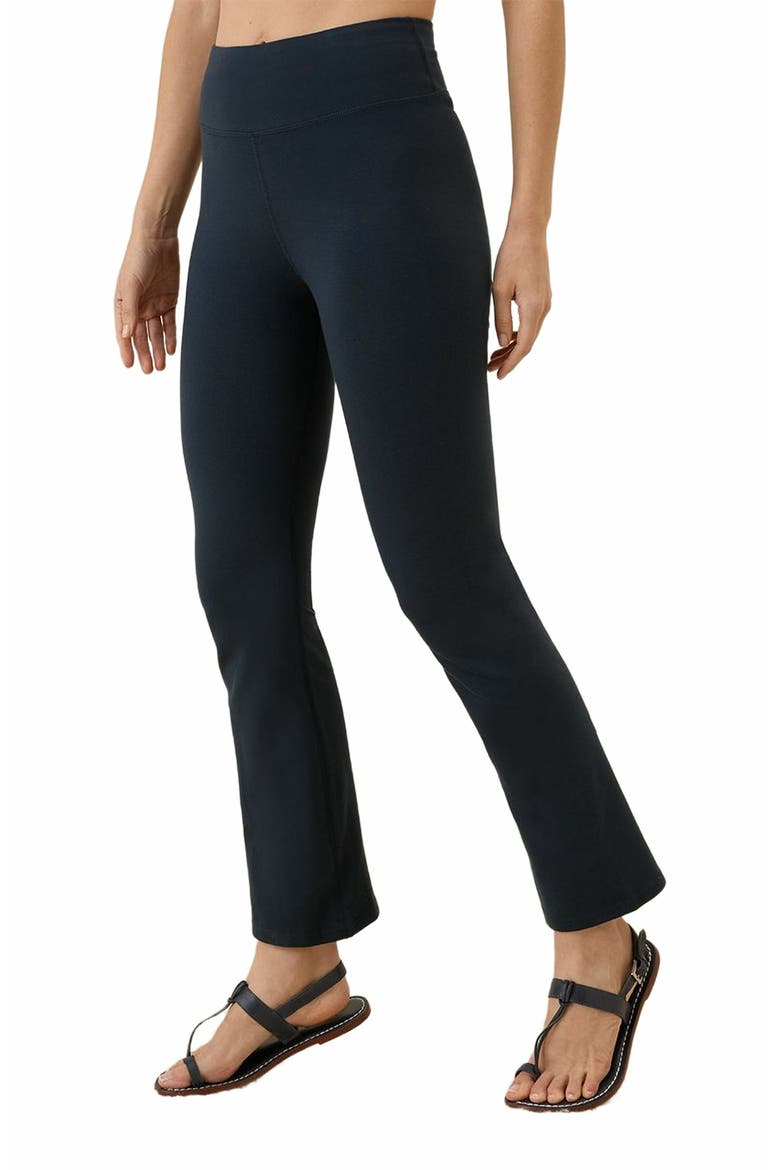 On the Go-To Cropped Bootcut Legging Made with Organic Cotton, Alternate, color, Midnight Blue