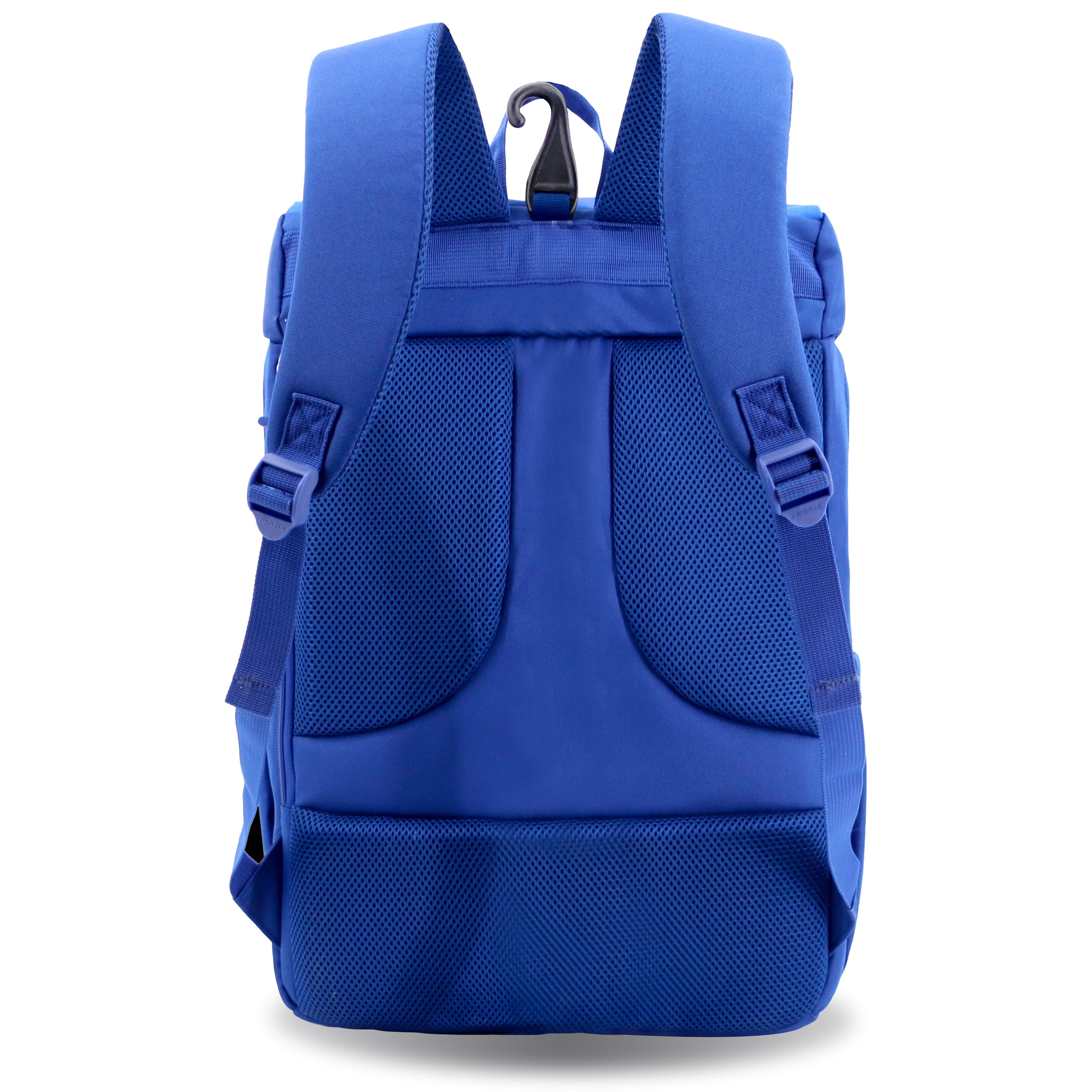 Athlete Multi Sports Backpack with Shoe Compartment Bat Holders and Night Visibility, Alternate, color, Navy