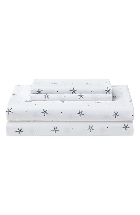 Star Spangled Coastal Twin Sheet Set