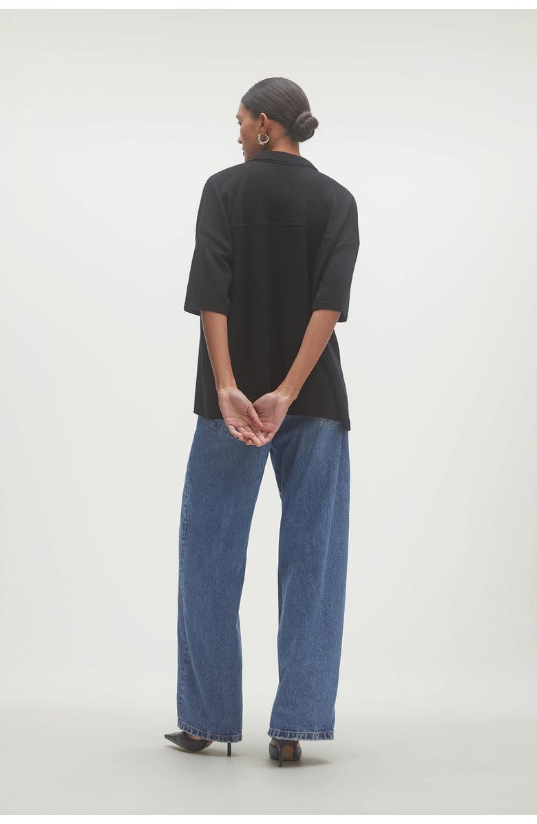 NAKED CASHMERE Rue Button-Up Cashmere Top, Alternate, color, 