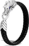 John Hardy Men's Legends Naga Leather Bracelet