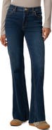 KUT from the Kloth Kelly Fab Ab Raw Hem High Waist Kick Flare Jeans